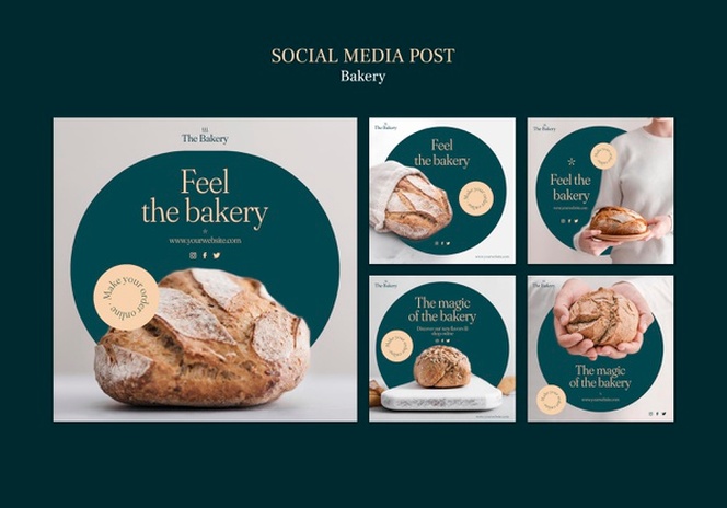 bakery shop social media posts