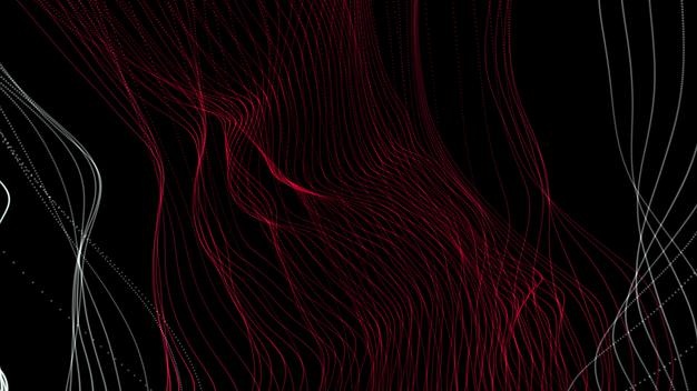 Black with red abstract background