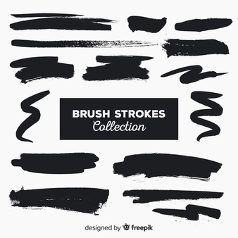 Brush strokes collection