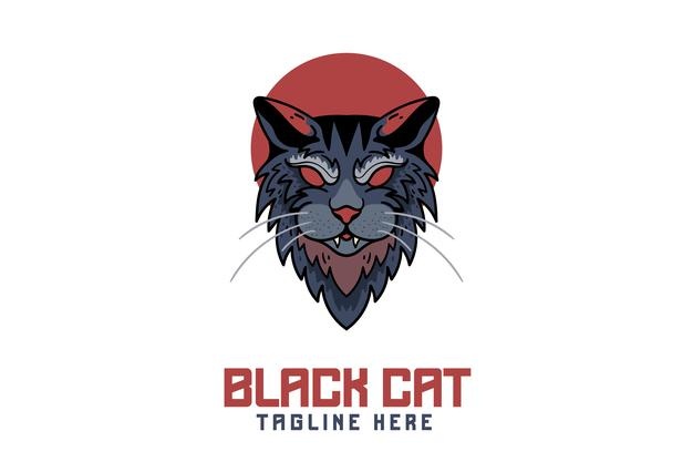Cat mascot logo