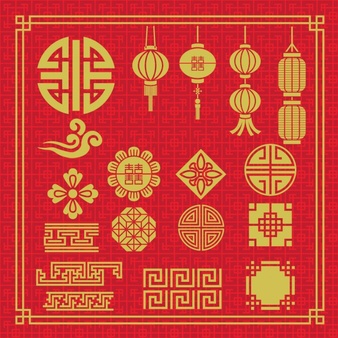 Chinese elements pack