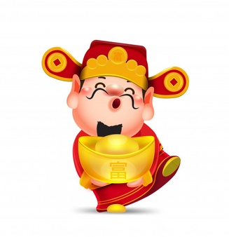 Chinese god of wealth year of the pig