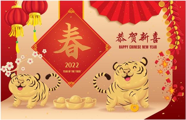 Chinese new year poster designchinese translate happy new year spring