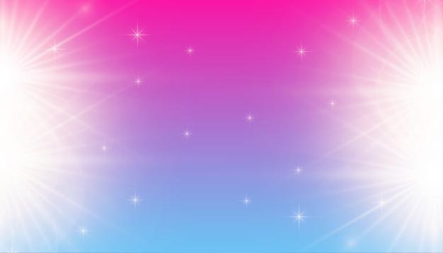 Colorful glowing background with sparkles