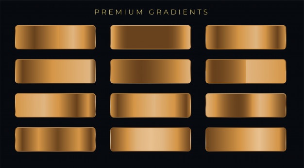 Copper metallic premium gradients set