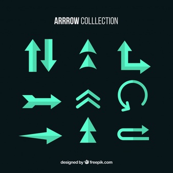 Different arrows collection to mark