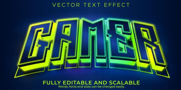 Esport text effect editable game and sport text style