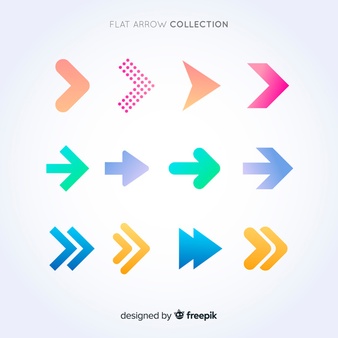 Flat arrow collection