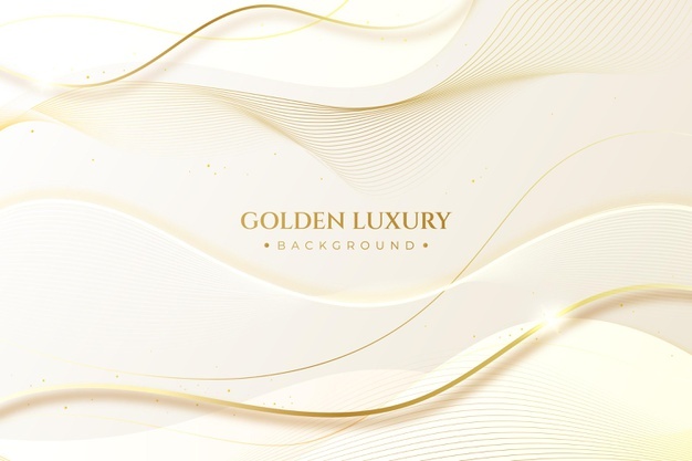 Gradient golden luxury background