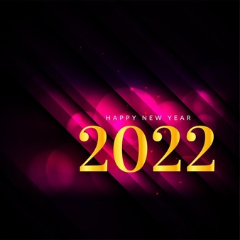 Happy new year 2022 modern decorative background vector