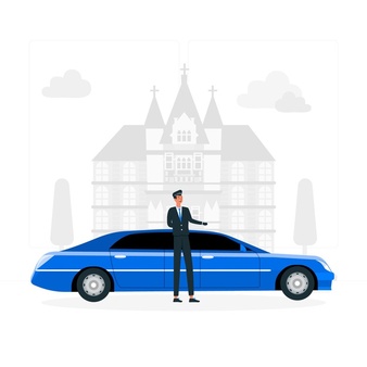 Limousine concept illustration