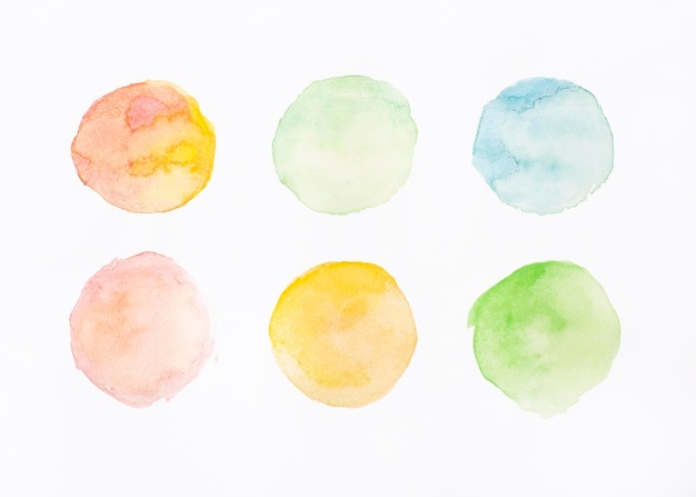 Painted abstract surface in watercolor