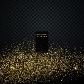 Particle golden glitter celebration background