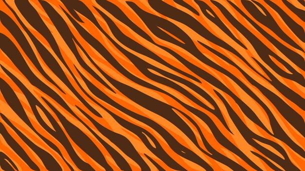 Tiger fur print