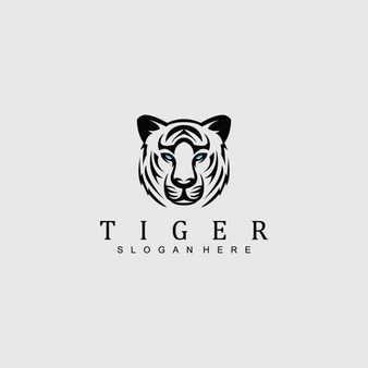 Tiger head logo for any business