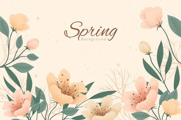 Vintage spring background
